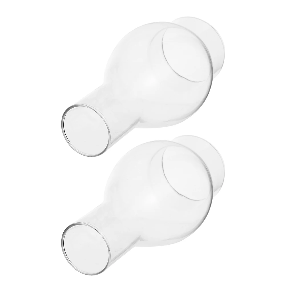 2 Pcs Clear Glasses Kerosene Lampshade for Oil with Chimney Replacement Decorate Transparent
2 Pcs Clear Glasses Kerosene Lampshade for Oil with Chimney Replacement Decorate Transparent