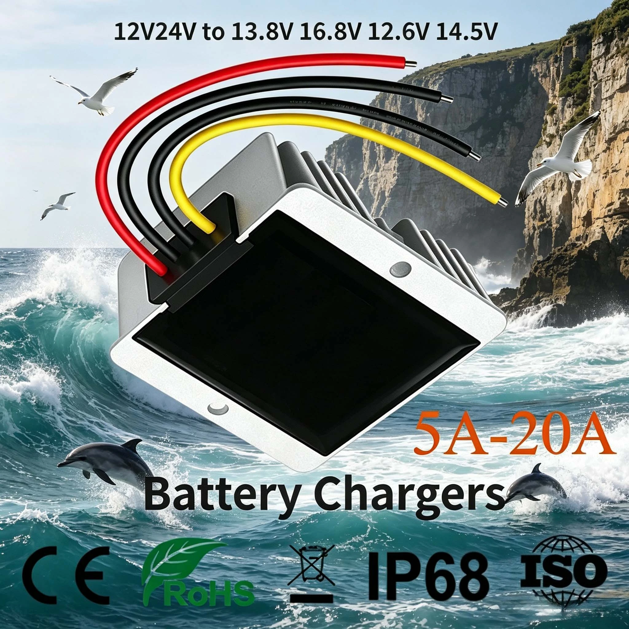 9V-36V 12V24V to 16.8V 13.8V 12.6V 14.5V 5A-20A 12V BOOST Lithium Battery Chargers DC DC Charger BUCK For Dual-battery System
9V-36V 12V24V to 16.8V 13.8V 12.6V 14.5V 5A-20A 12V BOOST Lithium Battery Chargers DC DC Charger BUCK For Dual-battery System