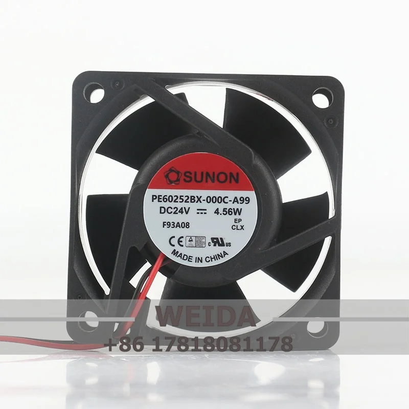 PE60252BX-000C-A99 Original SUNON JIANZUN 6025 60X60X25MM24V 4.56W variable frequency unit cooling fan
PE60252BX-000C-A99 Original SUNON JIANZUN 6025 60X60X25MM24V 4.56W variable frequency unit cooling fan