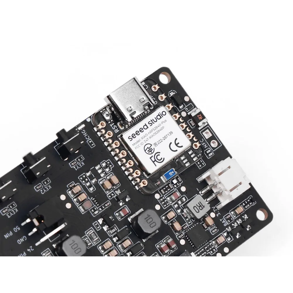 XIAO ePaper Display Board EN04,by XIAO nRF52840 Plus support 24pin 50pin,JST 2.0mm battery connector charging IC power switch
XIAO ePaper Display Board EN04,by XIAO nRF52840 Plus support 24pin 50pin,JST 2.0mm battery connector charging IC power switch