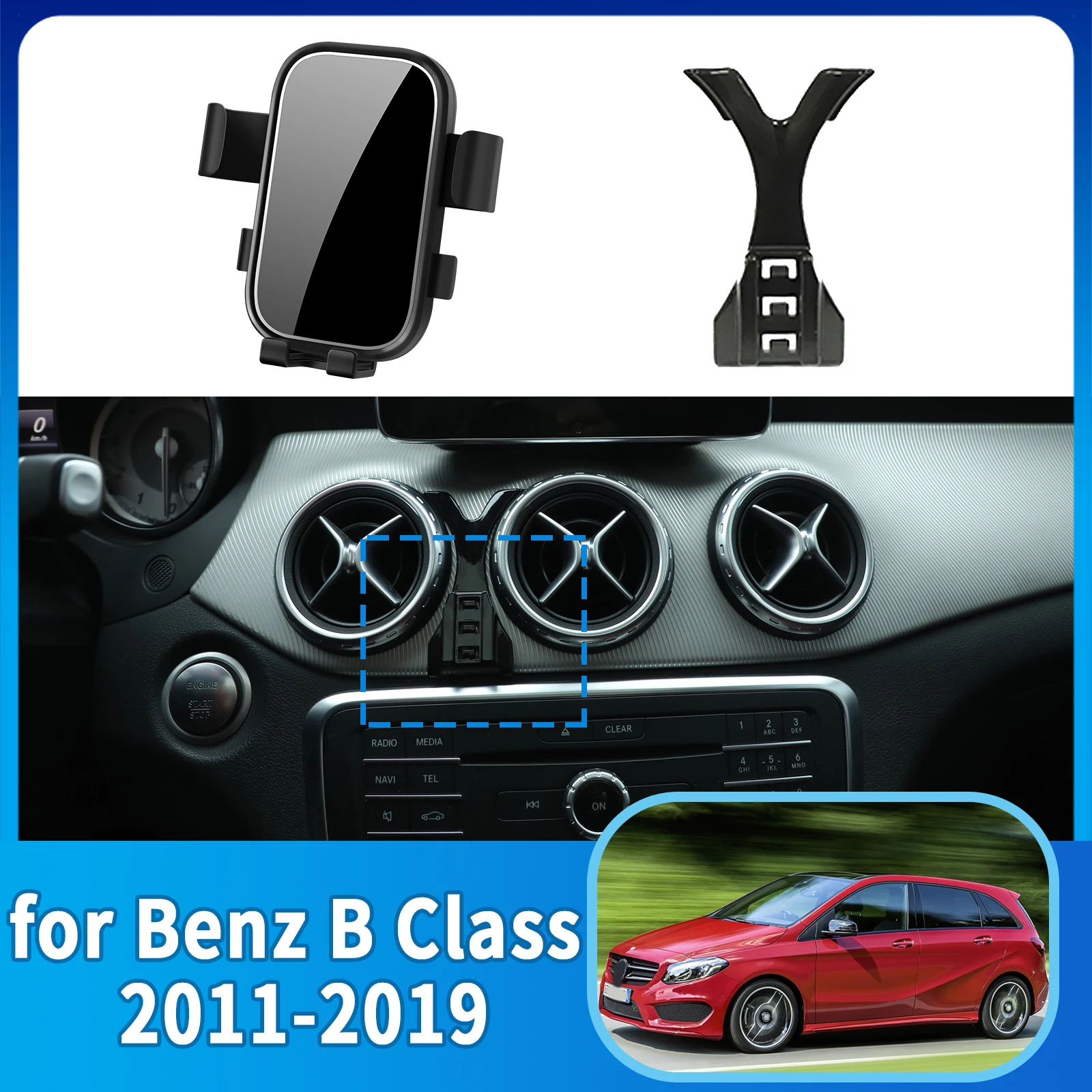 Accessories Car Mobile Phone Holder for Mercedes Benz B Class W246 GLA CLA 2011~2019 GPS Bracket Navigation Stand Auto
Accessories Car Mobile Phone Holder for Mercedes Benz B Class W246 GLA CLA 2011~2019 GPS Bracket Navigation Stand Auto