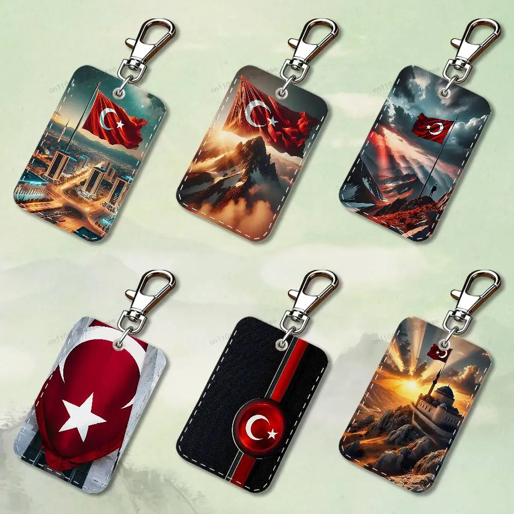 Art Turkish Flag Custom Access Card Case Leather Card Holder Keychain Key Ring Transportation Card Case Gifts
Art Turkish Flag Custom Access Card Case Leather Card Holder Keychain Key Ring Transportation Card Case Gifts