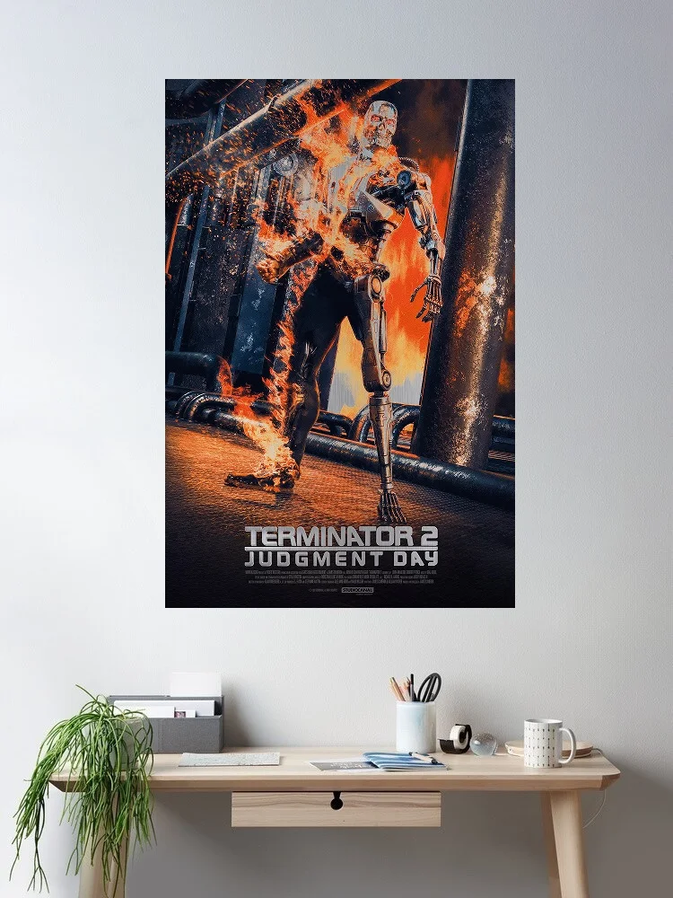 Terminator 2 Judgment Day Movie Art Print Canvas Poster, Living Room Decor, Home Wall Picture
Terminator 2 Judgment Day Movie Art Print Canvas Poster, Living Room Decor, Home Wall Picture