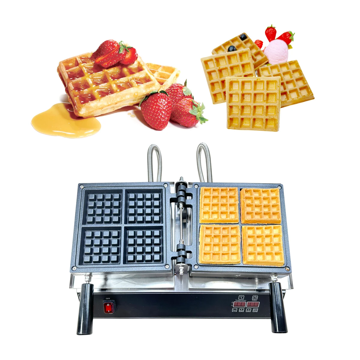 Snack Machines Waffle Maker Commerical Non-stick 4 Slice Square Shape Waffle Machine For 220V Or 110V
Snack Machines Waffle Maker Commerical Non-stick 4 Slice Square Shape Waffle Machine For 220V Or 110V