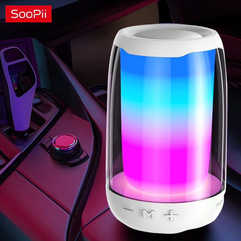 SooPii BT23 Новый мини портативный RGB цветной Портативный Мини bluetooth динамик беспроводной Bluetooth 5,0 сабвуфер динамик TF карта 1200
SooPii BT23 Новый мини портативный RGB цветной Портативный Мини bluetooth динамик беспроводной Bluetooth 5,0 сабвуфер динамик TF карта 1200