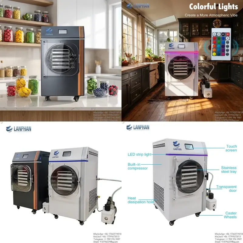 Easy-to-Operate High-Efficiency Drying Small Home Lyophilizer Dryer Energy-Saving Food Processing Vegetables
Easy-to-Operate High-Efficiency Drying Small Home Lyophilizer Dryer Energy-Saving Food Processing Vegetables