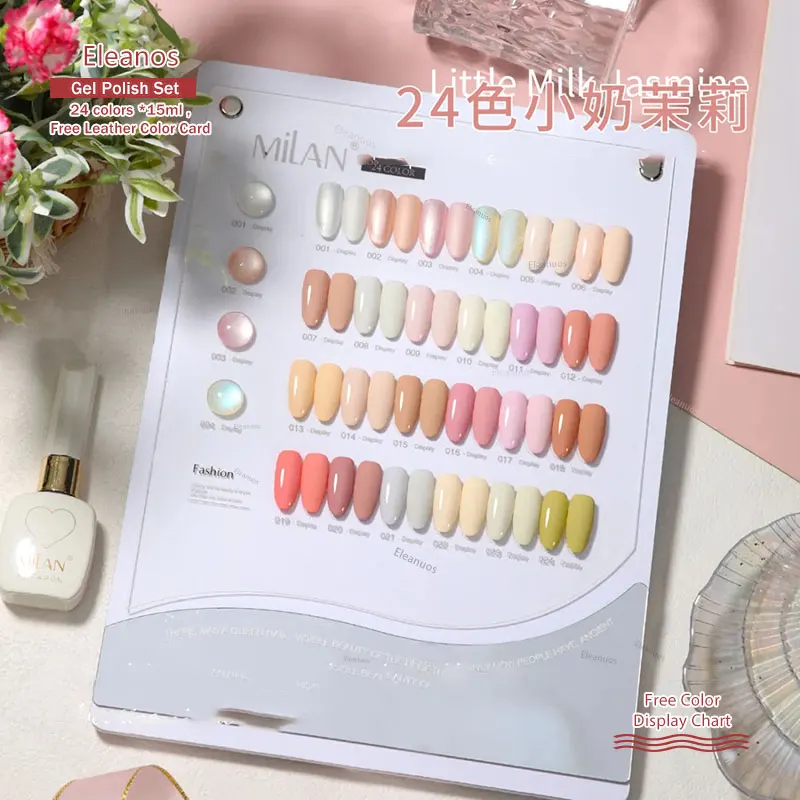 Eleanuos 24Color/set 15ml Soak Off Aurora Gel Gel Nail Polish White Pink Nude Color Ice Clear Nail Polish Pink Nails Summer Nail
Eleanuos 24Color/set 15ml Soak Off Aurora Gel Gel Nail Polish White Pink Nude Color Ice Clear Nail Polish Pink Nails Summer Nail