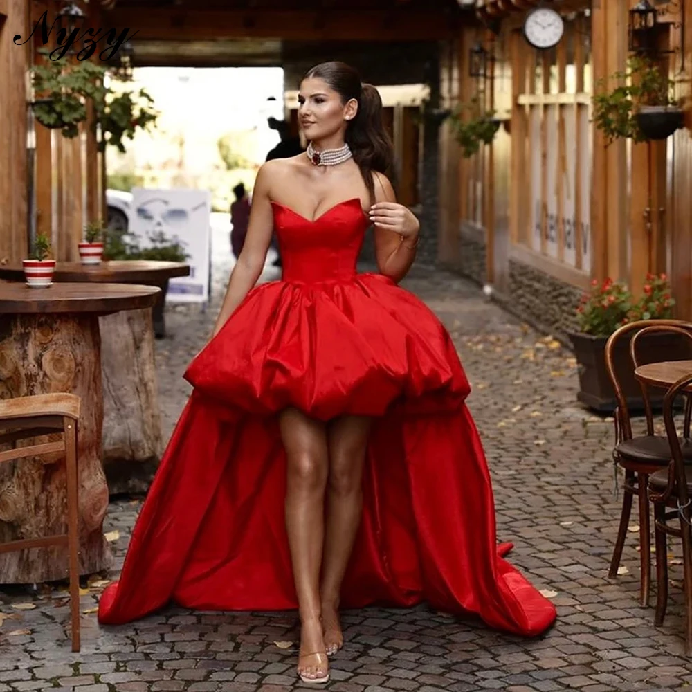 NYZY P307 Customized Taffeta Short Front Long Back Evening Dresses 2025 Red Bridal Dress Party Prom Gowns
NYZY P307 Customized Taffeta Short Front Long Back Evening Dresses 2025 Red Bridal Dress Party Prom Gowns