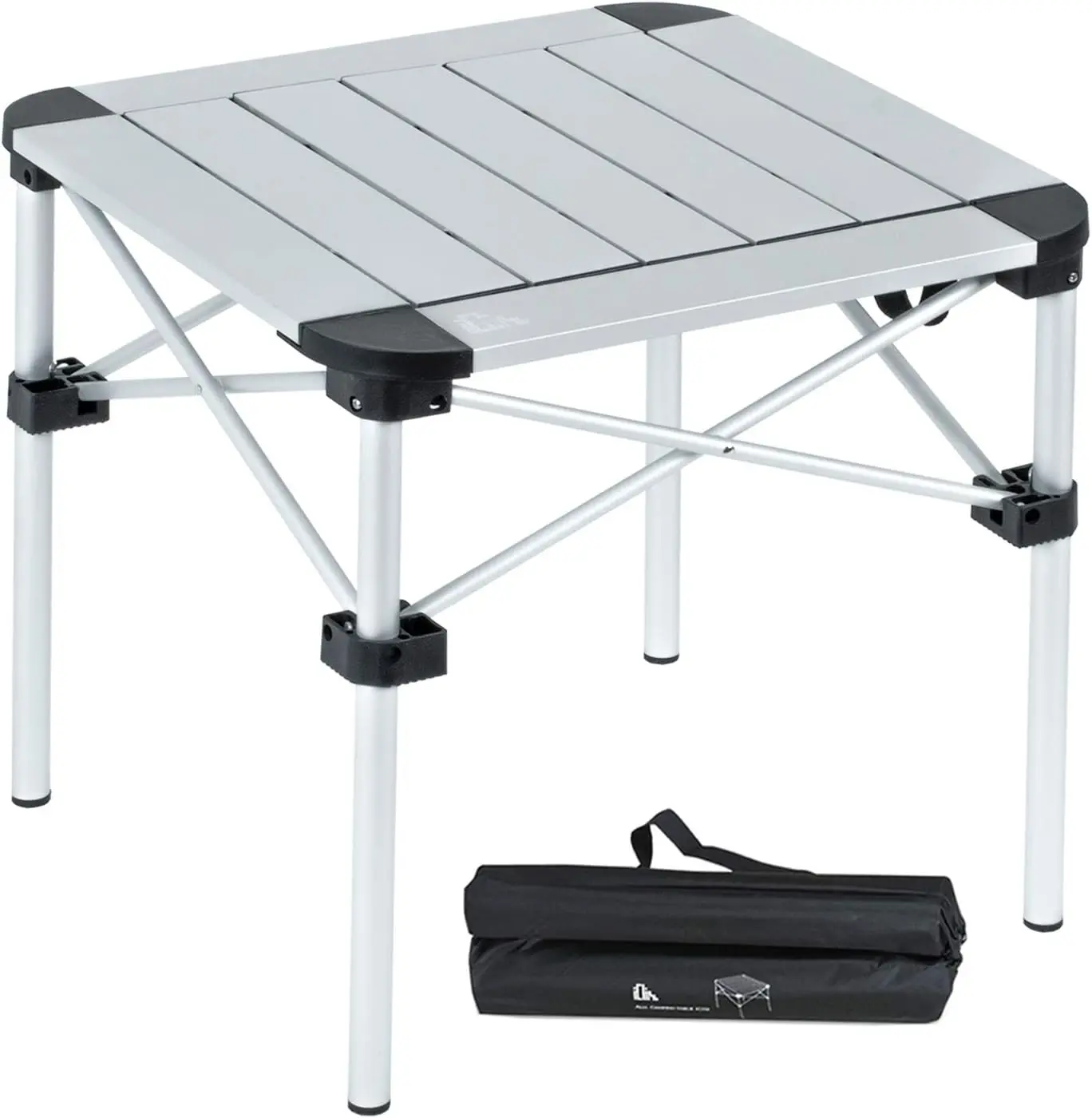 Lightweight Stable Alu. Folding Square Table Roll Up Top With Carry Bag For Camping Picnic Backyards Bbq Camp Kitchen (Silver,
Lightweight Stable Alu. Folding Square Table Roll Up Top With Carry Bag For Camping Picnic Backyards Bbq Camp Kitchen (Silver,