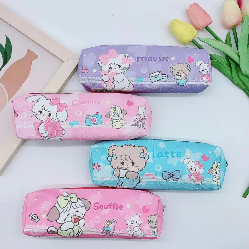 Новый карандаш из искусственной кожи Kawaii Mikko, Женская вместительная сумка, студенческий однослойный карандаш, искусственная кожа, мультяшный подарок для детей
Новый карандаш из искусственной кожи Kawaii Mikko, Женская вместительная сумка, студенческий однослойный карандаш, искусственная кожа, мультяшный подарок для детей