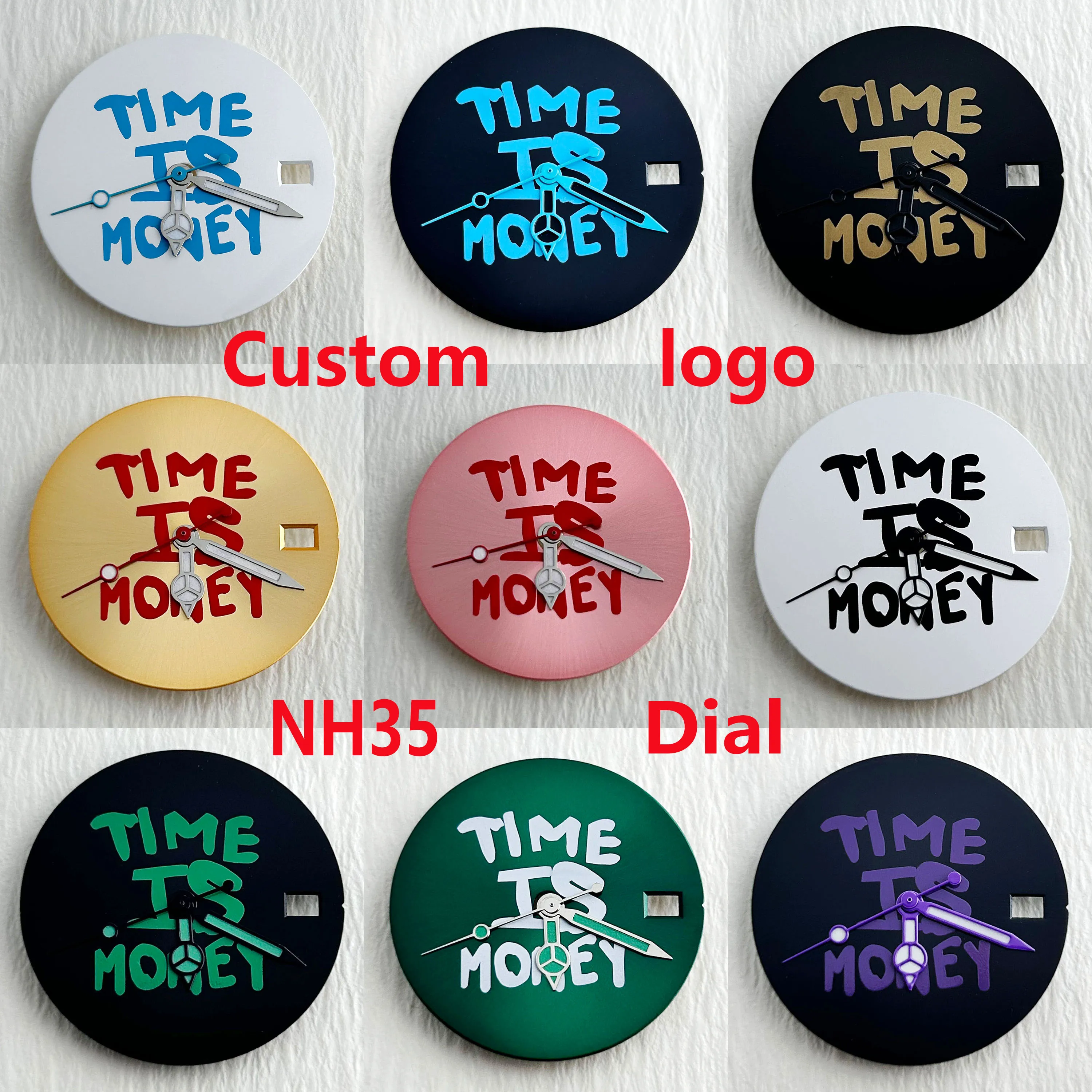 NH35 Dial watch dial Man's watch dial 28.5mm dial suitable for NH35/NH36 movement watch accessories repair tool
NH35 Dial watch dial Man's watch dial 28.5mm dial suitable for NH35/NH36 movement watch accessories repair tool