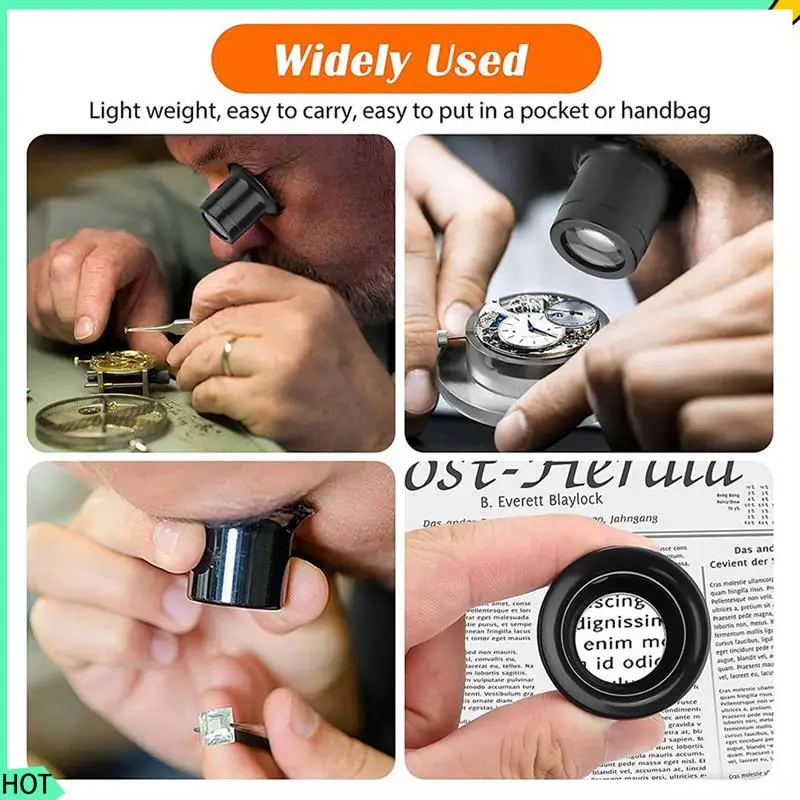 AWAH 12PCS Loupe Eyeglass Magnifiers Set 5X 10X 15X 20X Watch Repair Loupe Magnifier Set Magnifying Glass For Watch Jewellery
AWAH 12PCS Loupe Eyeglass Magnifiers Set 5X 10X 15X 20X Watch Repair Loupe Magnifier Set Magnifying Glass For Watch Jewellery