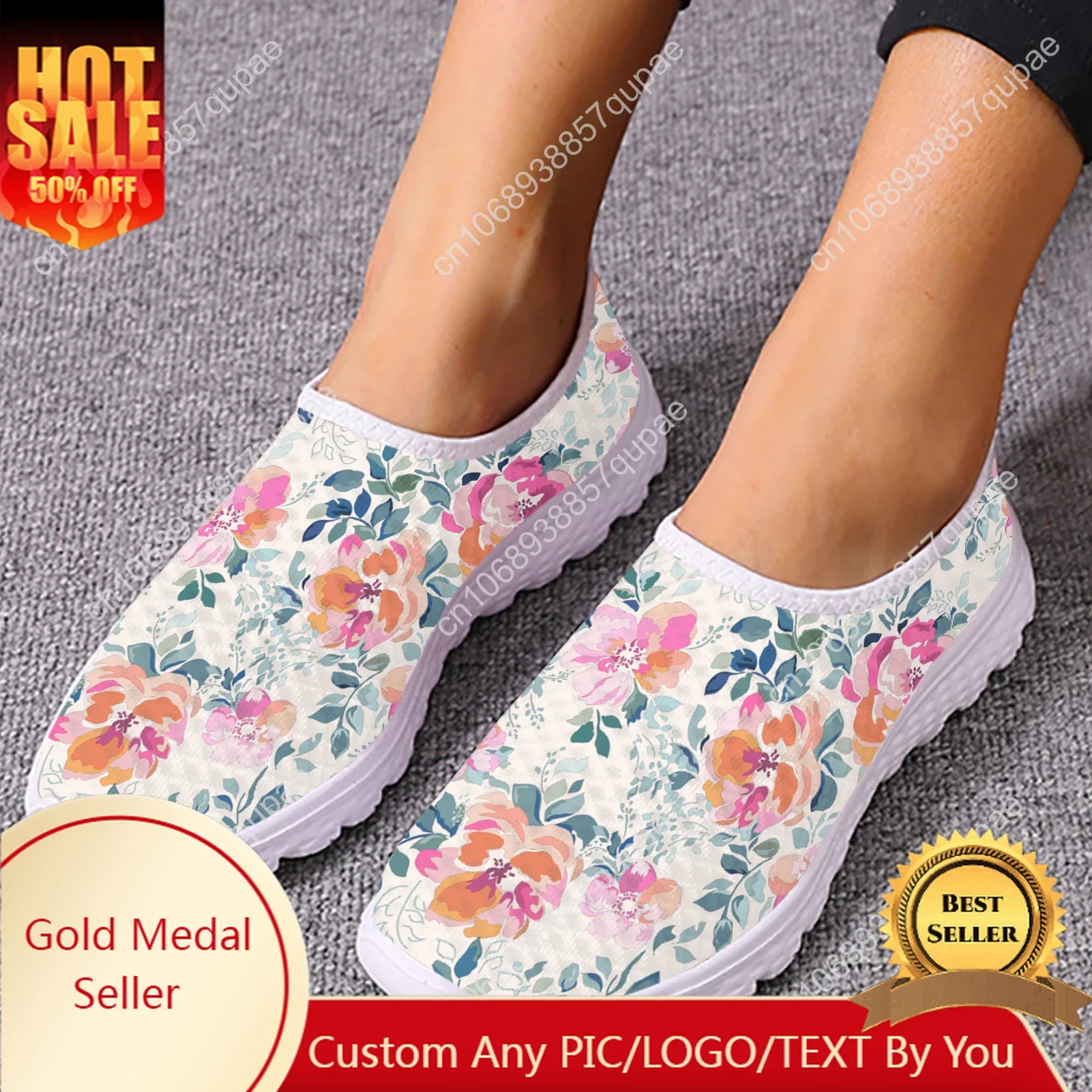 Beautiful Hibiscus Pattern Mesh High Quality Sneakers Women Men Teenager Casual Fashion Custom Made Tennis Flat Couple Shoes
Beautiful Hibiscus Pattern Mesh High Quality Sneakers Women Men Teenager Casual Fashion Custom Made Tennis Flat Couple Shoes