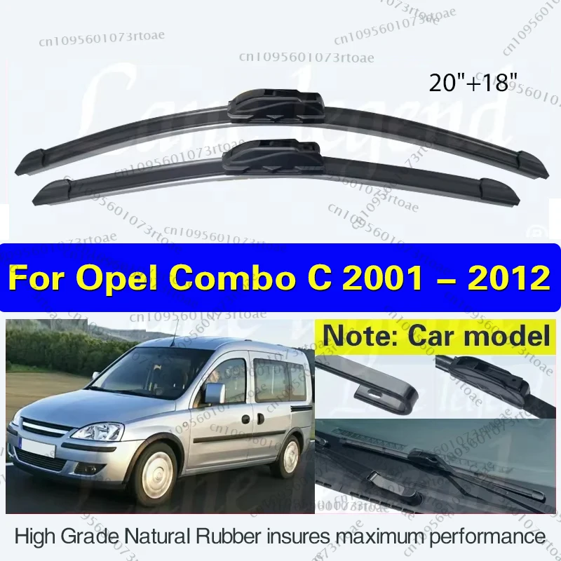 Car Front Wiper Blade For Opel Combo C 2001 - 2012 20"+18" Soft Rubber Windscreen Windshield Windows Wipers Car Accessories
Car Front Wiper Blade For Opel Combo C 2001 - 2012 20"+18" Soft Rubber Windscreen Windshield Windows Wipers Car Accessories