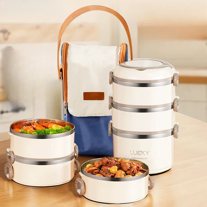 304 stainless steel student office worker lunch box insulation bucket portable portable lunch box
304 stainless steel student office worker lunch box insulation bucket portable portable lunch box