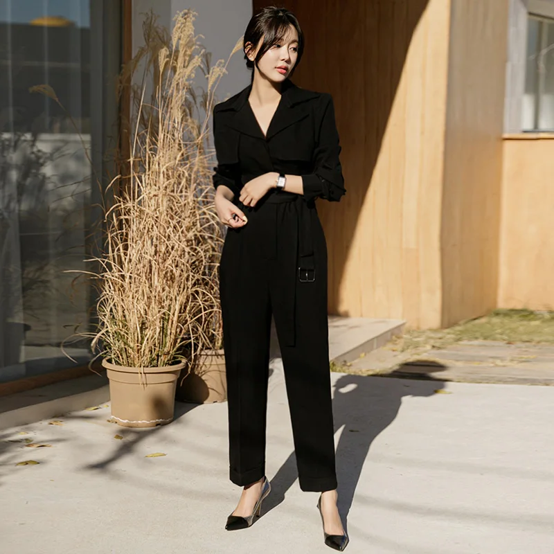 Женский премиум-комбинезон Bla с высокой талией, осенний, новинка 2023, с отложным воротником, приталенный, с длинными брюками
Женский премиум-комбинезон Bla с высокой талией, осенний, новинка 2023, с отложным воротником, приталенный, с длинными брюками