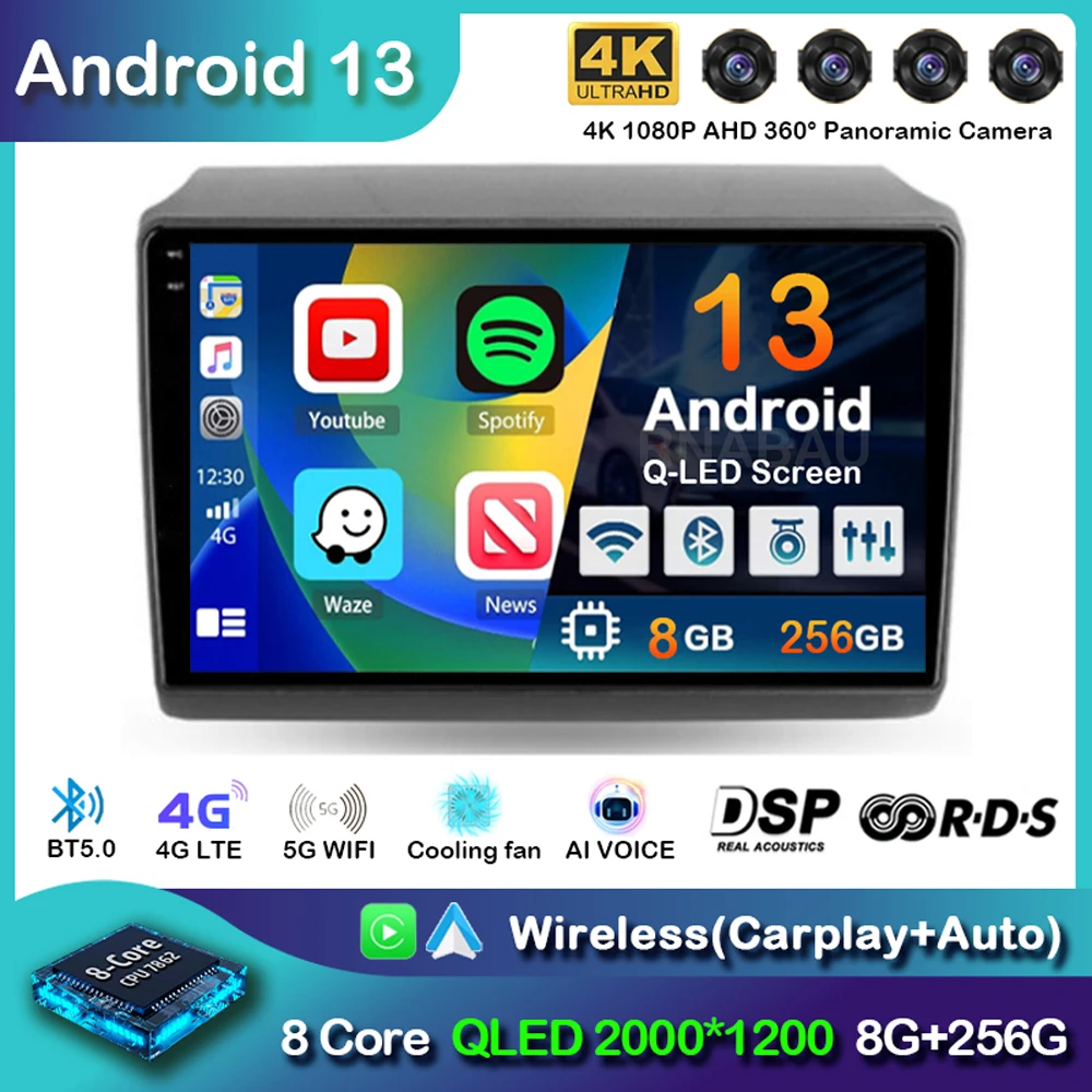Android 13 Car Radio Carplay For Fiat Ducato 2007-2015 Citroen Jumper Peugeot Boxer 2011-2015 2 din Autoradio Multimedia GPS DSP
Android 13 Car Radio Carplay For Fiat Ducato 2007-2015 Citroen Jumper Peugeot Boxer 2011-2015 2 din Autoradio Multimedia GPS DSP