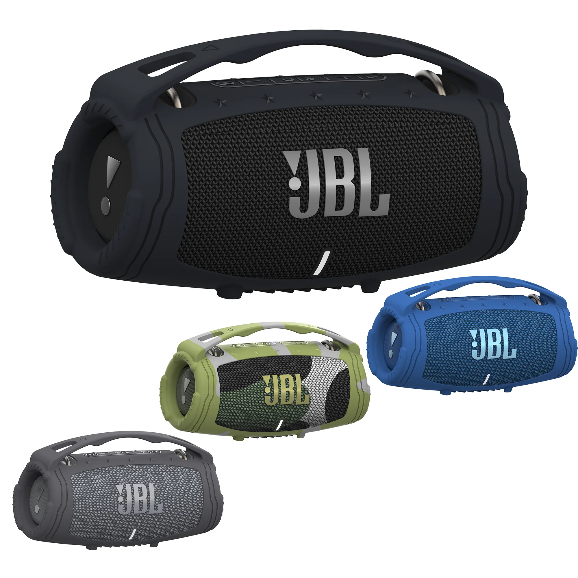 Silicone Handle Cover Case for JBL Xtreme 3 Portable Bluetooth Speaker(Black/Blue/Gray/Squad)
Silicone Handle Cover Case for JBL Xtreme 3 Portable Bluetooth Speaker(Black/Blue/Gray/Squad)
