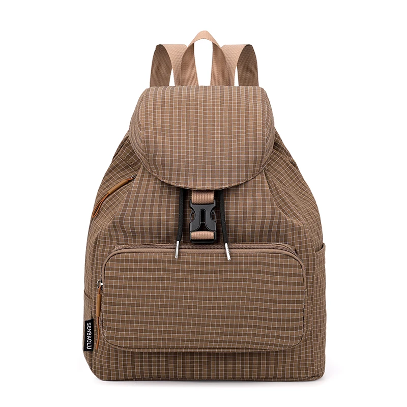 New Casual Simple Plaid Student Backpack Large Capacity Children's School Bag Anti Theft Drawstring Travel Unisex Laptop Backbag
New Casual Simple Plaid Student Backpack Large Capacity Children's School Bag Anti Theft Drawstring Travel Unisex Laptop Backbag
