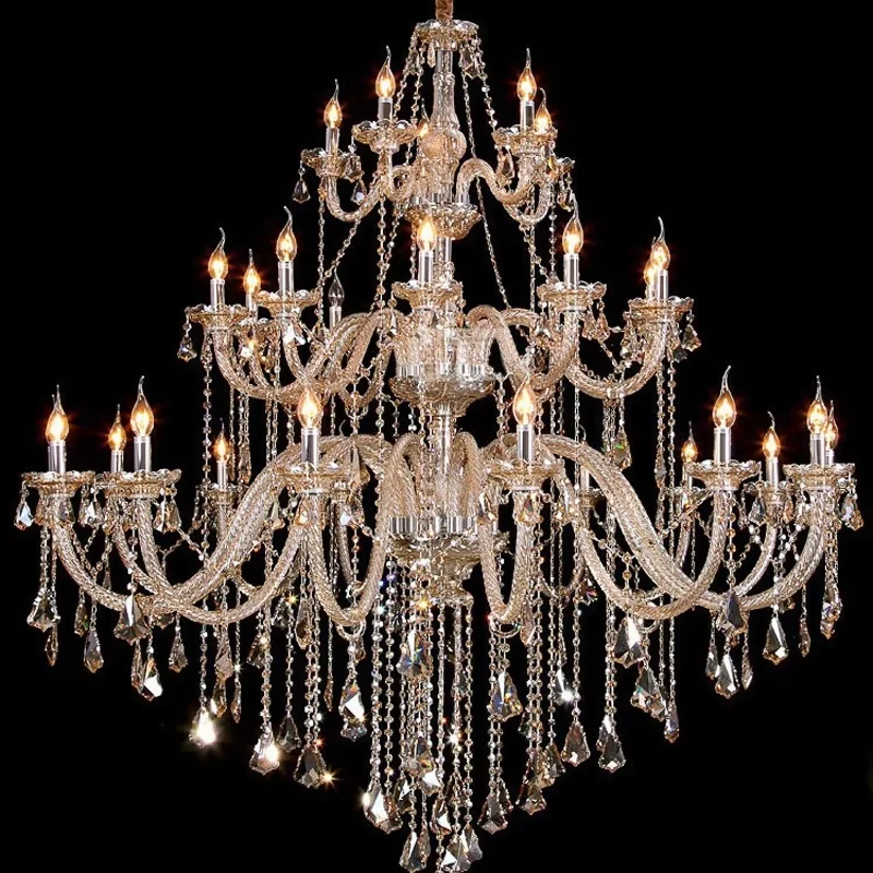 Big Hall Crystal Chandelier Lighting Duplex Building Living Room Chandeliers Hotel Engineering Luxury Villas Candle Pendant Lamp
Big Hall Crystal Chandelier Lighting Duplex Building Living Room Chandeliers Hotel Engineering Luxury Villas Candle Pendant Lamp