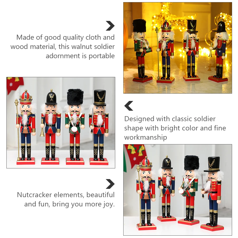 Nutcracker Figurine Xmas Nutcracker Soldier Decor Decor Soldier Scene Walnut Adorn Household Christmas Crafts H made Wooden Toy
Nutcracker Figurine Xmas Nutcracker Soldier Decor Decor Soldier Scene Walnut Adorn Household Christmas Crafts H made Wooden Toy