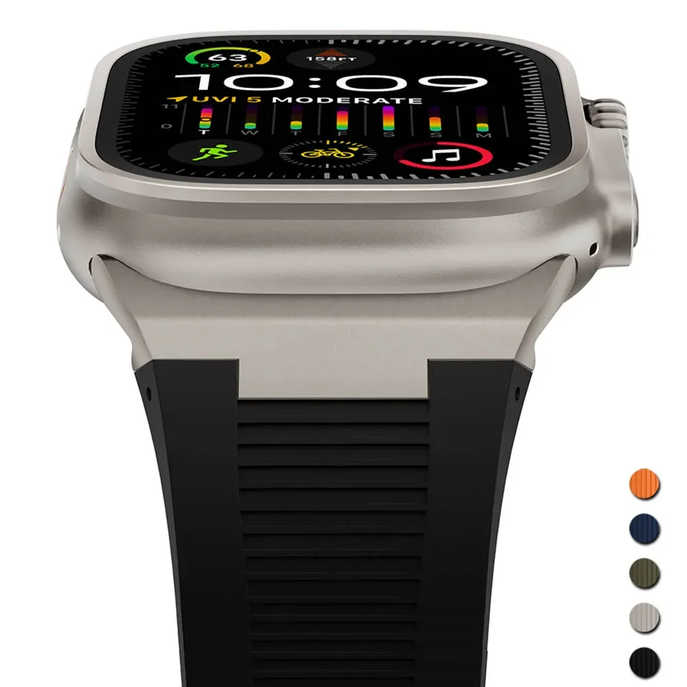 Soft Silicone Strap For Apple Watch Ultra 2 49mm 45mm 44mm 42mm Sport Rubber Band For iWatch Series 9 8 7 6 5 se Bracelet Correa
Soft Silicone Strap For Apple Watch Ultra 2 49mm 45mm 44mm 42mm Sport Rubber Band For iWatch Series 9 8 7 6 5 se Bracelet Correa