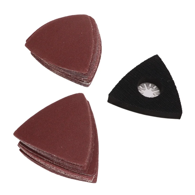 51pcs Multitool Sandpaper 80mm Triangular Sanding Pad 60 80 120 180 240 Grit Sanding Sheet Kit
51pcs Multitool Sandpaper 80mm Triangular Sanding Pad 60 80 120 180 240 Grit Sanding Sheet Kit