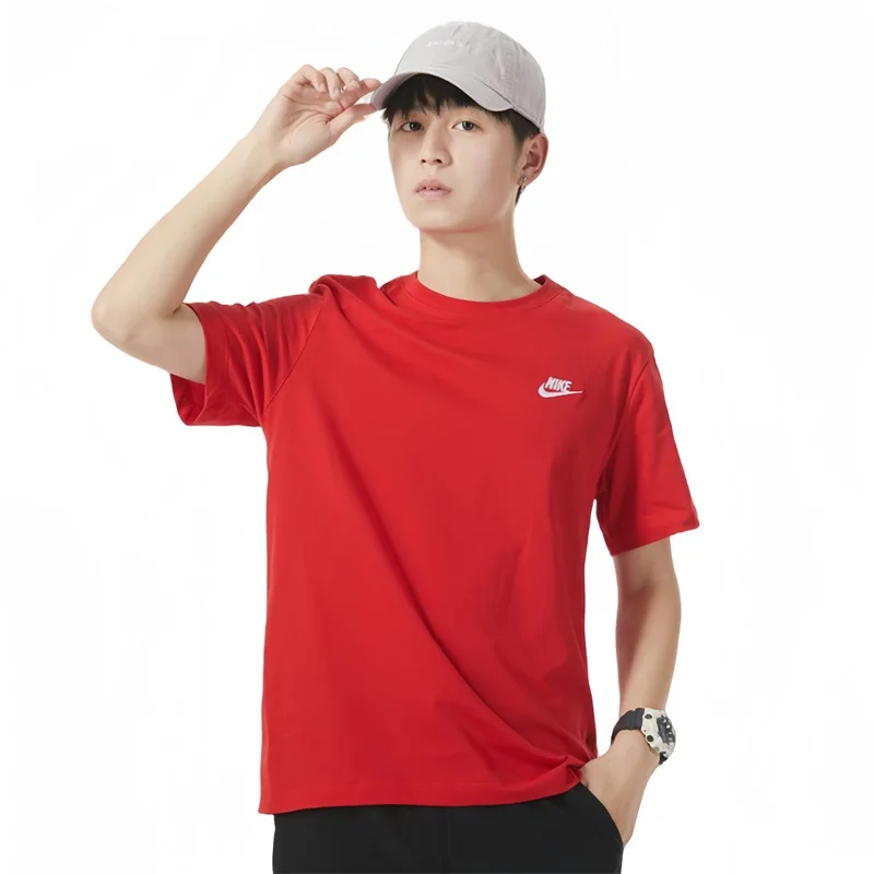 Nike Triple Red модные мужские и женские весенне-летние футболки большого размера с короткими рукавами дышащие свободные повседневные спортивные топы унисекс
Nike Triple Red модные мужские и женские весенне-летние футболки большого размера с короткими рукавами дышащие свободные повседневные спортивные топы унисекс