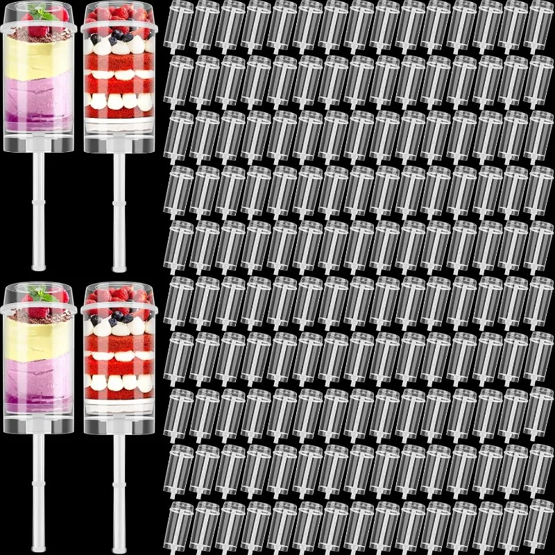 400 Pcs Push Containers Push Cake Shooter Clear Containers Push Containers with Lids, Base
400 Pcs Push Containers Push Cake Shooter Clear Containers Push Containers with Lids, Base