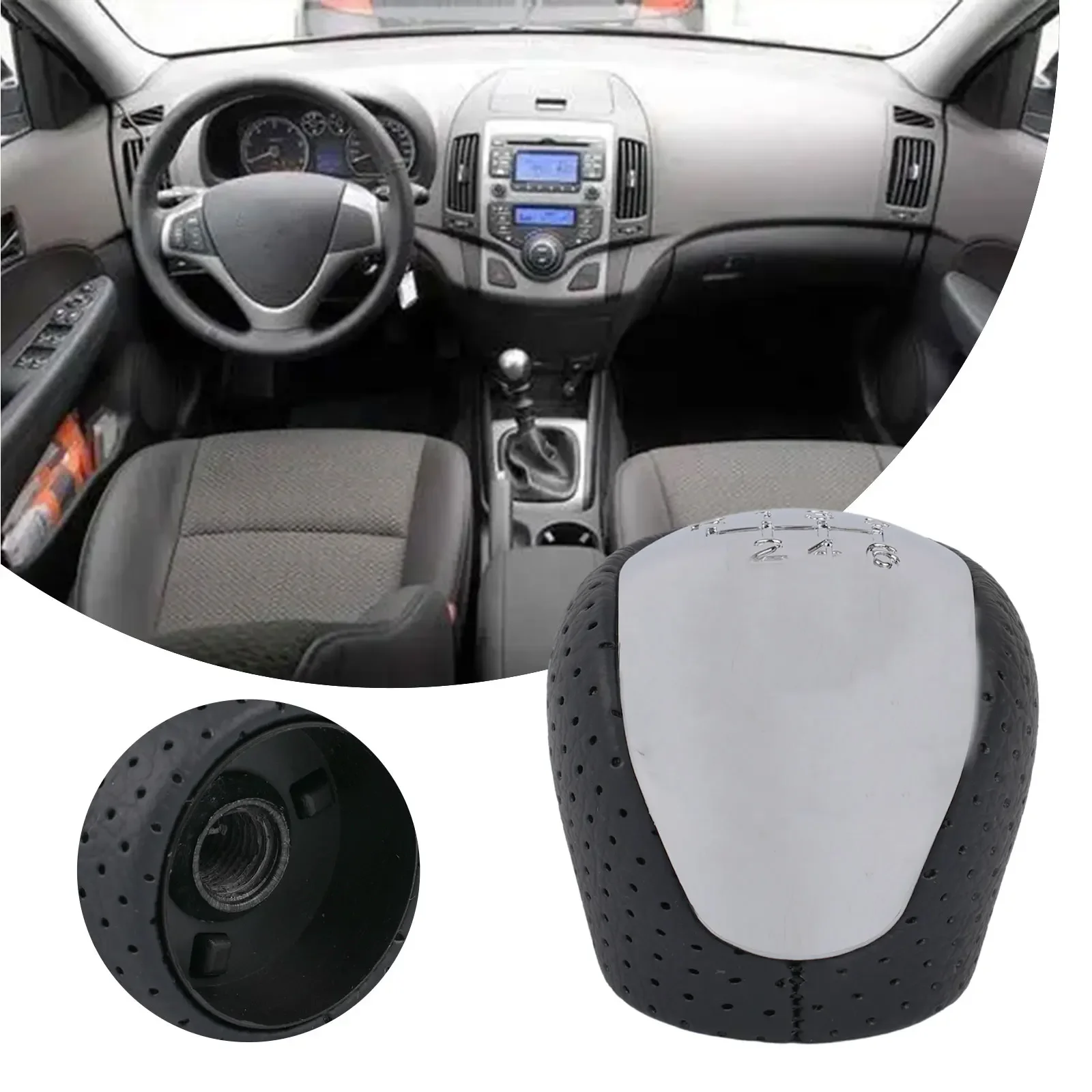 Ручка переключения передач для Hyundai I30 IX35, 6-ступенчатая, с перфорированной искусственной кожей и хромированной отделкой, запасная часть 2842231696
Ручка переключения передач для Hyundai I30 IX35, 6-ступенчатая, с перфорированной искусственной кожей и хромированной отделкой, запасная часть 2842231696