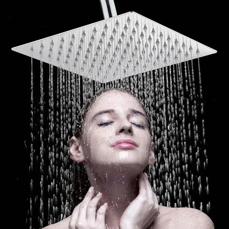 High Quality 6/8/10 Inch Stainless Steel Ultra-Thin Waterfall Shower Heads Rainfall Shower Head Rain Square Round Dog shower
High Quality 6/8/10 Inch Stainless Steel Ultra-Thin Waterfall Shower Heads Rainfall Shower Head Rain Square Round Dog shower