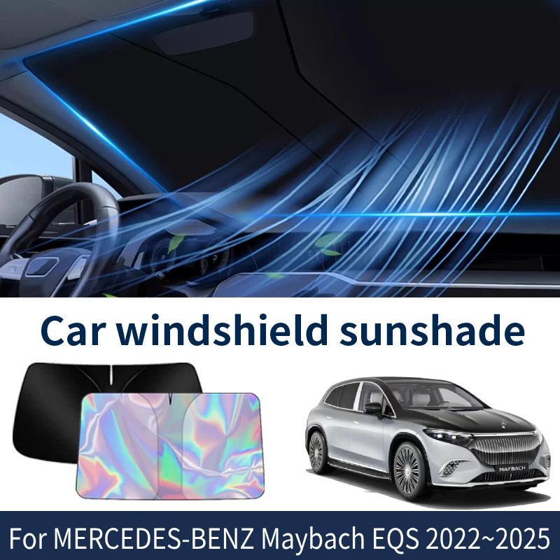 Front Windshield Sunshade For MERCEDES-BENZ Maybach EQS 2022~2025 2024 Car Sun Visor Heat Insulation Summer Cooling Accessories
Front Windshield Sunshade For MERCEDES-BENZ Maybach EQS 2022~2025 2024 Car Sun Visor Heat Insulation Summer Cooling Accessories