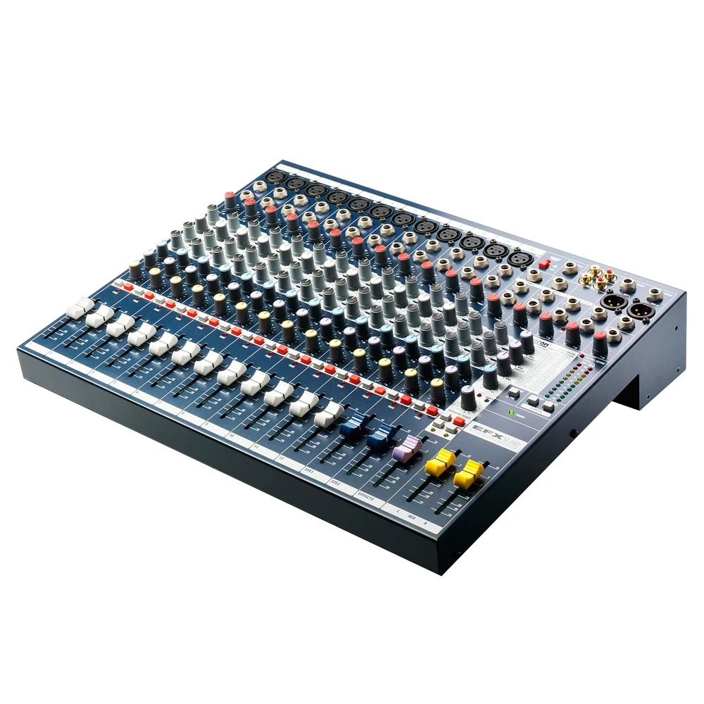 EFX12 Professional Audio Mixer 12-Channel With Lexico Digital Effects For Live Sound Studio Recording
EFX12 Professional Audio Mixer 12-Channel With Lexico Digital Effects For Live Sound Studio Recording