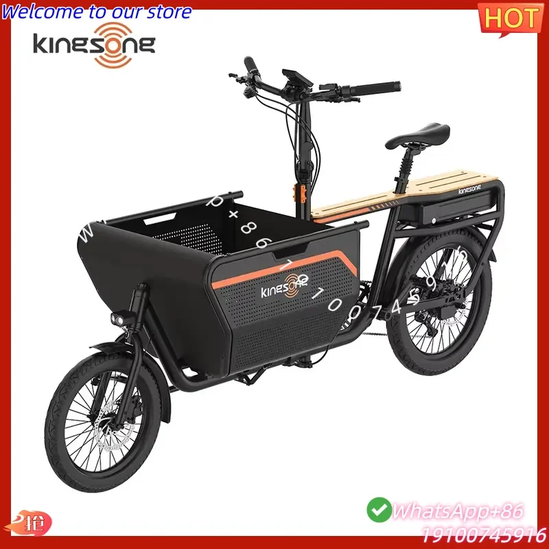 2026Hot 500W Motor Aluminum Alloy 35km/h 120Kg Load Family Commute E Bike Dual Battery Cargo bicycle Ebike Electric Cargo
2026Hot 500W Motor Aluminum Alloy 35km/h 120Kg Load Family Commute E Bike Dual Battery Cargo bicycle Ebike Electric Cargo