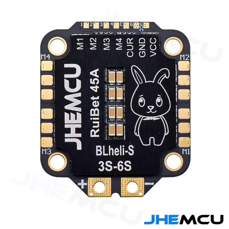 JHEMCU RuiBet 45A/55A ESC BLHELI_S Dshot600 4 в 1 бесщеточный ESC 3-6S 30.5X30.5 M4 для радиоуправляемого FPV Фристайл Контроллер полета дрона
JHEMCU RuiBet 45A/55A ESC BLHELI_S Dshot600 4 в 1 бесщеточный ESC 3-6S 30.5X30.5 M4 для радиоуправляемого FPV Фристайл Контроллер полета дрона