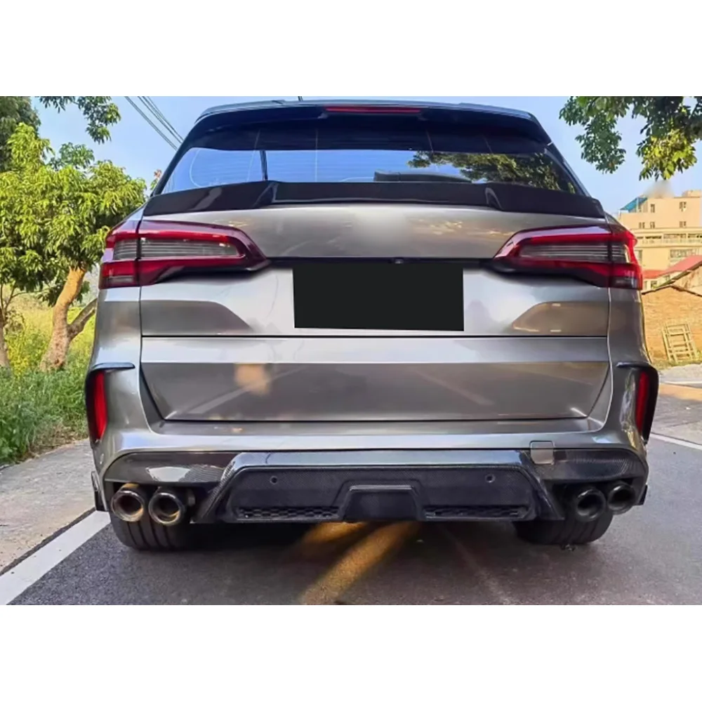 For BMW F95 X5M 2019 2020 2021 2022 Real Carbon Fiber Rear Diffuser Lip Rear Side Splitters Flaps Car Exterior Accessories
For BMW F95 X5M 2019 2020 2021 2022 Real Carbon Fiber Rear Diffuser Lip Rear Side Splitters Flaps Car Exterior Accessories