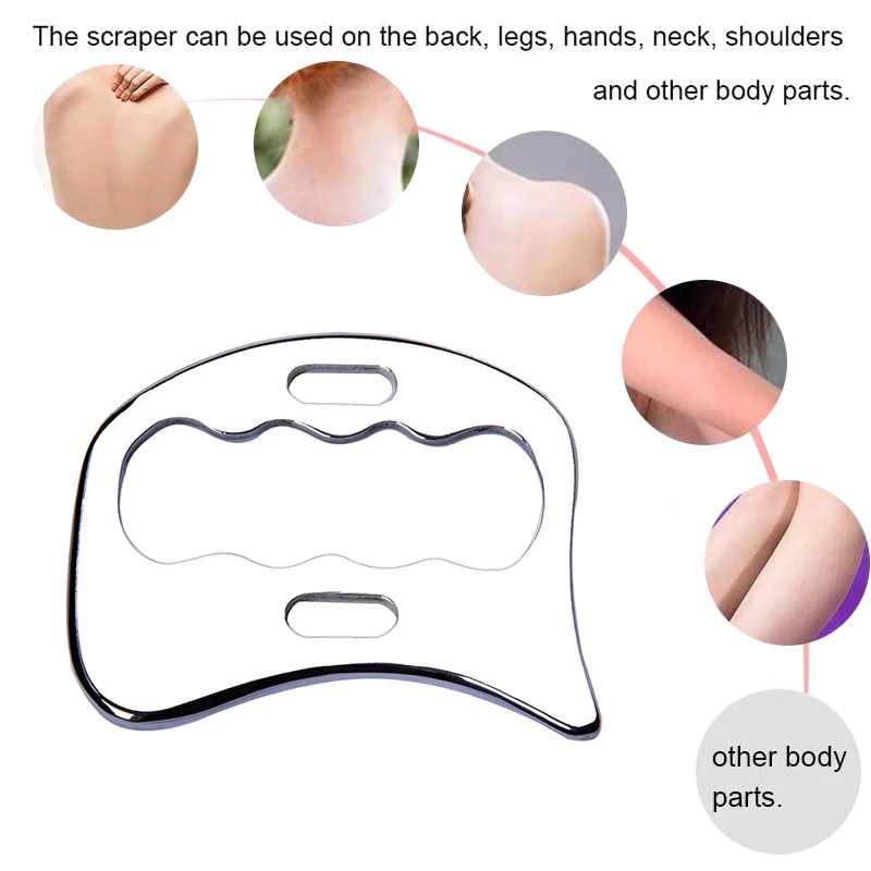 Stainless Steel Muscle Scraper Gua Sha Tool Fascia Scraping Skin Massage For Body Shoulder Back Neck Arm Legs
Stainless Steel Muscle Scraper Gua Sha Tool Fascia Scraping Skin Massage For Body Shoulder Back Neck Arm Legs