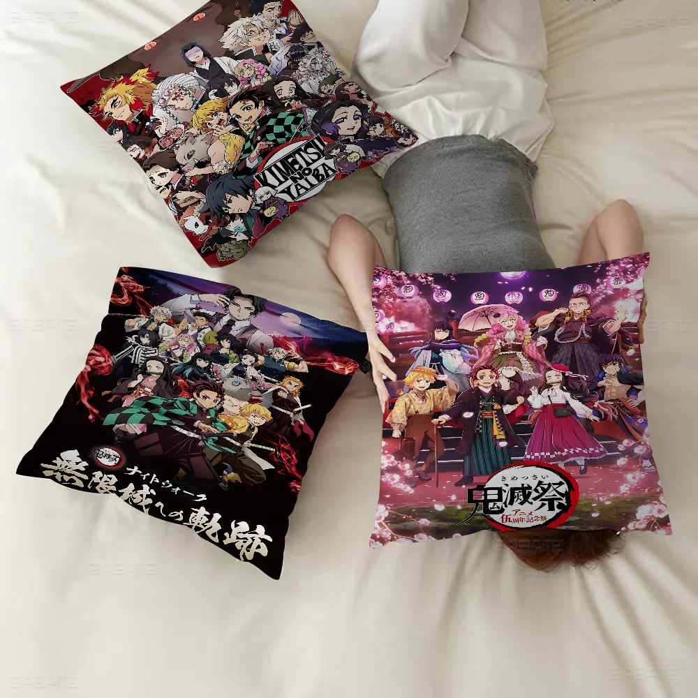 Popular Japanese Anime D-Demon S-Slayer Pillow Cover For Bedroom Room And Living Room Sofa Decorative Cushion Cover
Popular Japanese Anime D-Demon S-Slayer Pillow Cover For Bedroom Room And Living Room Sofa Decorative Cushion Cover