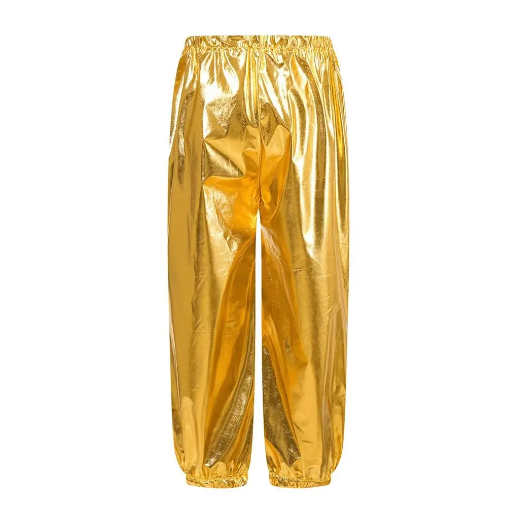 Fashion Metallic Dance Pants Shiny Stretchy Hip Hop Pants Unisex Dancewear Harem Trousers Cheerleading Pants Boys Girls
Fashion Metallic Dance Pants Shiny Stretchy Hip Hop Pants Unisex Dancewear Harem Trousers Cheerleading Pants Boys Girls