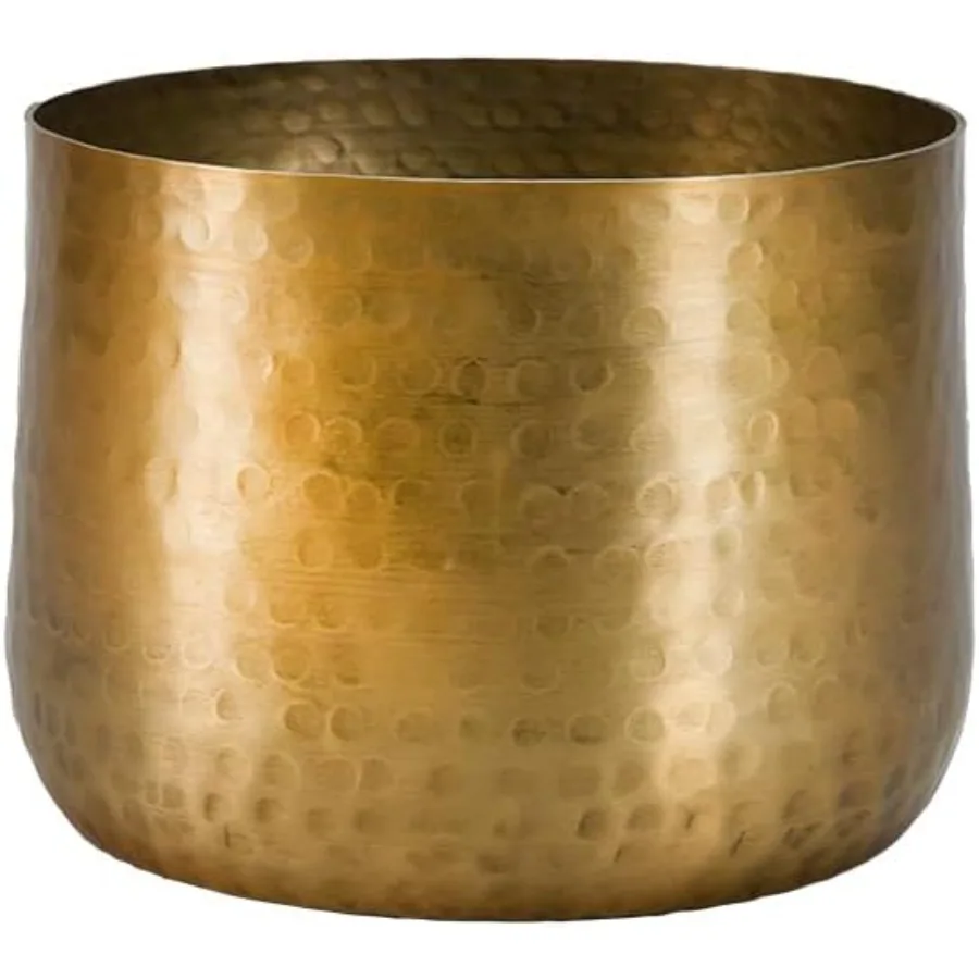 Antique Brass Look Gold Hammered Pots: Stylish Indoor Planter Drative Accent for Potted Plants Gold Flower Vase Perfect for Wed 
Antique Brass Look Gold Hammered Pots: Stylish Indoor Planter Drative Accent for Potted Plants Gold Flower Vase Perfect for Wed