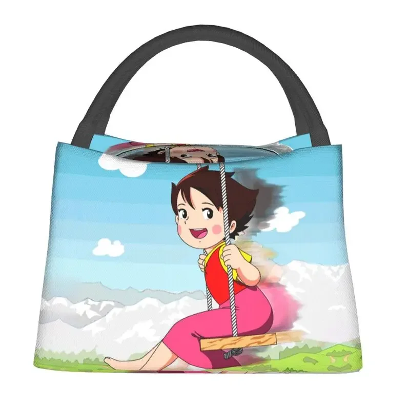 Heidi The Girl From The Alps Insulated Lunch Bag for Women Leakproof Goat Anime Cartoon Thermal Cooler Lunch Box Work Picnic
Heidi The Girl From The Alps Insulated Lunch Bag for Women Leakproof Goat Anime Cartoon Thermal Cooler Lunch Box Work Picnic