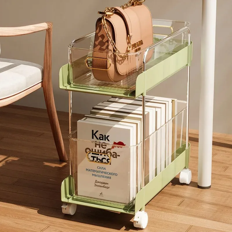 Mobile bookshelf under the desk, mobile storage cabinet, office storage trolley, and adjustable home storage
Mobile bookshelf under the desk, mobile storage cabinet, office storage trolley, and adjustable home storage