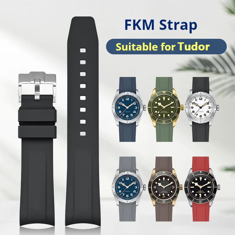 Мягкий ремешок из фторкаучука FKM для часов Tudor, ремешок 20 мм с изогнутым концом, водонепроницаемый спортивный браслет на запястье, аксессуары для мужчин и женщин
Мягкий ремешок из фторкаучука FKM для часов Tudor, ремешок 20 мм с изогнутым концом, водонепроницаемый спортивный браслет на запястье, аксессуары для мужчин и женщин