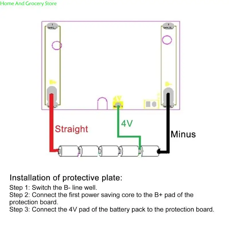 0XXA Professional 14.4V Lithium Battery Protective Board Suitable For Power Tool Accessories, Plastic & Electronic Component
0XXA Professional 14.4V Lithium Battery Protective Board Suitable For Power Tool Accessories, Plastic & Electronic Component