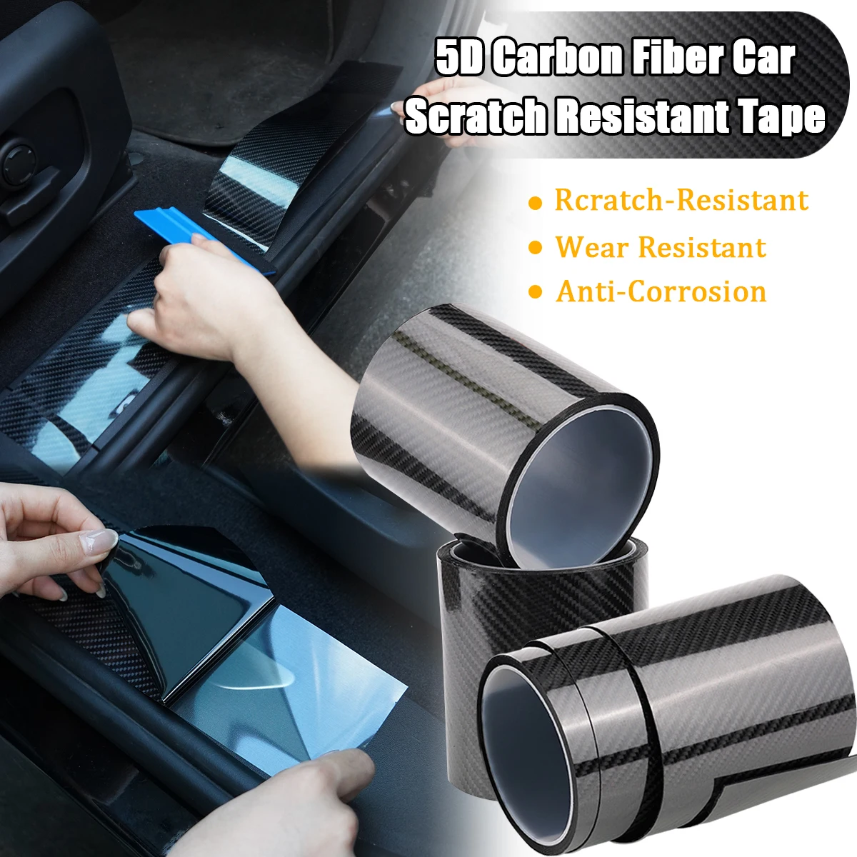 1/2/3m 10CM Carbon Fiber Car Adhesive Tape SelfAdhesive Scratch Resistant Tape Car Body/Rearview Mirror/Interior Protection Tape
1/2/3m 10CM Carbon Fiber Car Adhesive Tape SelfAdhesive Scratch Resistant Tape Car Body/Rearview Mirror/Interior Protection Tape