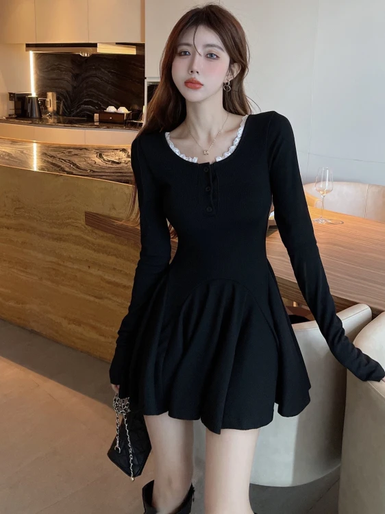 Pure Color Lace Splice Dr Женская утягивающая юбка с высокой талией Gored ort Корейская юбка трапециевидной формы Midi Dr для офиса и даты
Pure Color Lace Splice Dr Женская утягивающая юбка с высокой талией Gored ort Корейская юбка трапециевидной формы Midi Dr для офиса и даты