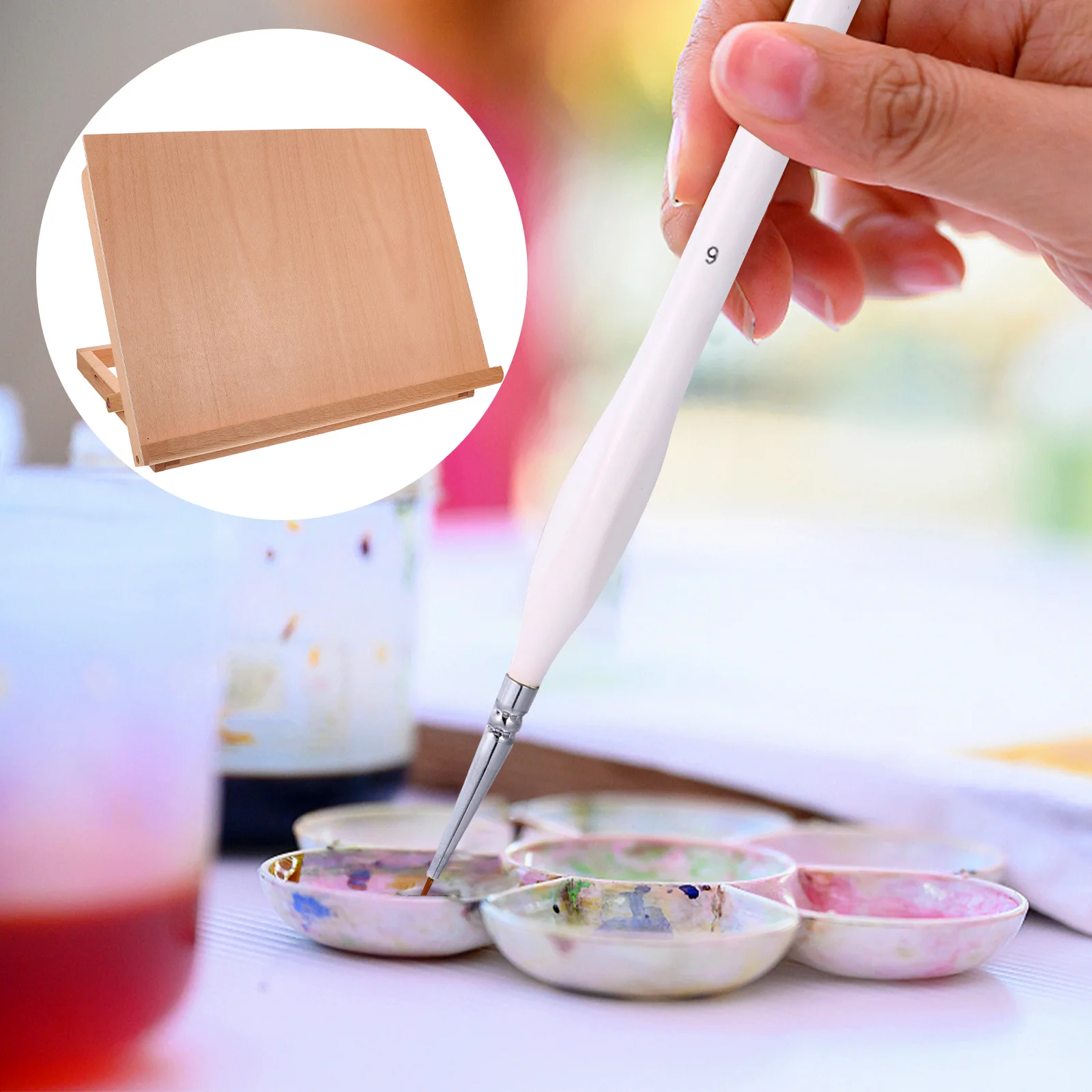 4K Adjustable Wooden Desktop Easel Table Sketch Easel for Painting Drawing Sketching Artist Drawing Board Drwaing Rack
4K Adjustable Wooden Desktop Easel Table Sketch Easel for Painting Drawing Sketching Artist Drawing Board Drwaing Rack