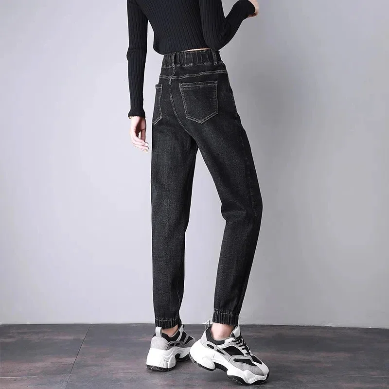 Women's Jogger Jeans Fall Casual Baggy Harem Denim Pants Korean New Straight Vaqueros High Waist Ankle-length Pantalones Z136
Women's Jogger Jeans Fall Casual Baggy Harem Denim Pants Korean New Straight Vaqueros High Waist Ankle-length Pantalones Z136
