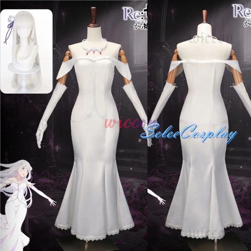 Эмилия Косплей Костюм Аниме Re Zero Маскировочные Наряды Белое Платье Женские Перчатки Для Ролевых Игр Ожерелье Полный Комплект Женский Костюм Хэллоуина
Эмилия Косплей Костюм Аниме Re Zero Маскировочные Наряды Белое Платье Женские Перчатки Для Ролевых Игр Ожерелье Полный Комплект Женский Костюм Хэллоуина