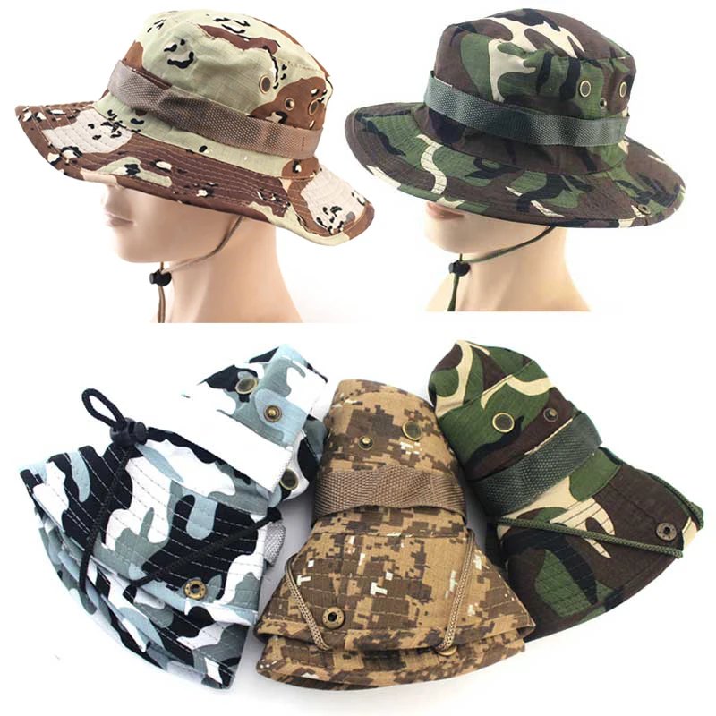 Newest Camouflage Outdoor Fishing Caps Mountaineering Round Boonie Hats Summer Military Camping fisherman Men Sun Protection Hat
Newest Camouflage Outdoor Fishing Caps Mountaineering Round Boonie Hats Summer Military Camping fisherman Men Sun Protection Hat